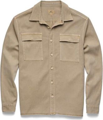 Surfside Supply Co. Scout Shirt Jacket in Chinchilla at Nordstrom, Size Xx-Large