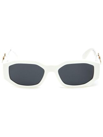 Versace Medusa square-frame sunglasses - unisex - Nylon - 53 - White