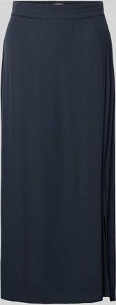 Ichi Midirock aus Viskose mit elastischem Bund Modell MARRAKECH in Marine, Gr&ouml;&szlig;e XXL