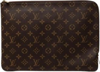 Louis Vuitton Pre-owned Etui Voyage MM - Dames - Vintage Clutch - Bruin - ONE Size - Vintage