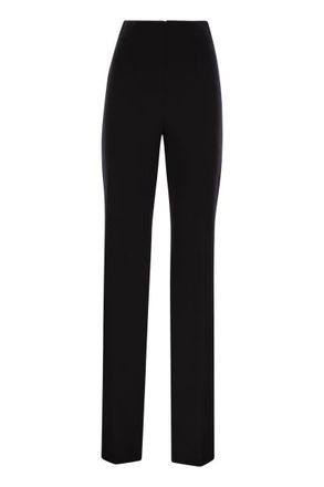 Sportmax Olea - High-Waisted Trousers In Scuba Jersey