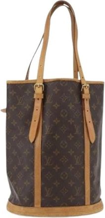Louis Vuitton Pre-owned Bucket Bags, female, Brown, Size: ONE SIZE Pre-owned Bucket Bag