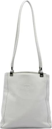 Balenciaga Pre-owned Vintage Tote Bag - Dames - Vintage Schoudertas - Wit - ONE Size - Leer - Vintage