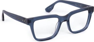 Krewe Unisex Lee Square Eyeglasses In Blue