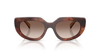 Prada 0pr D02s Oversized Cat-Eye Sunglasses