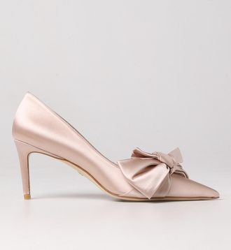 Stuart Weitzman D&eacute;collet&eacute; Loveknot in raso