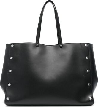 Stella McCartney Black large Stella Studs tote bag