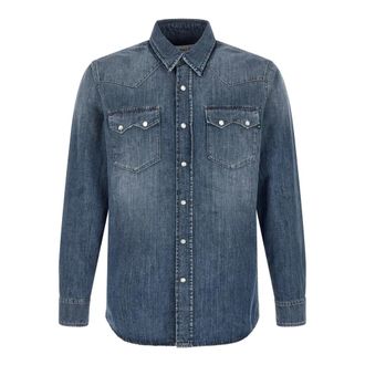 Department Five Gospel Denim Shirt - male - DEPARTMENT FIVE - Denim Shirts - Blue - L - Shirts