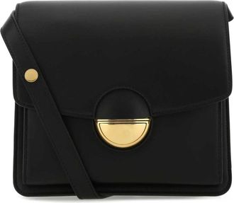 Proenza Schouler Zwarte Leren Dia Schoudertas - Dames - Schoudertassen - Zwart - ONE Size - Leer - Tassen
