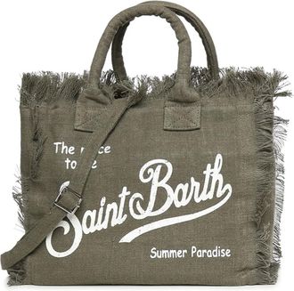 MC2 Saint Barth Handtas met Riem - Dames - Shoppers - Groen - ONE Size - Tassen
