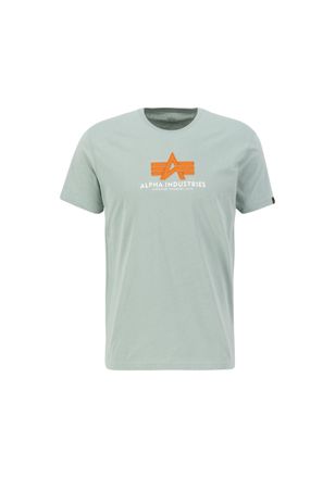 Alpha Industries T-Shirt ALPHA INDUSTRIES Basic T-Shirt BL Rubber, Herren, Gr. 3XL, gr&uuml;n (dusty gr&uuml;n), Obermaterial: 90% Baumwolle, 10% Polyester, Shirts T-Shirt