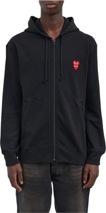 Comme Des Gar&ccedil;ons Zip-throughs - Heren - Vesten met rits - Zwart - M - Hoodies & sweatvesten