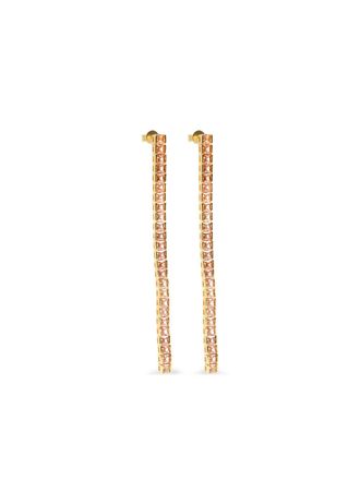 Izabel Display tennis-style earrings - Gold