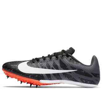Nike (WMNS) Nike Air Zoom Rival S 9 Spikes Paint Splatter Black Iron Grey 907565-008