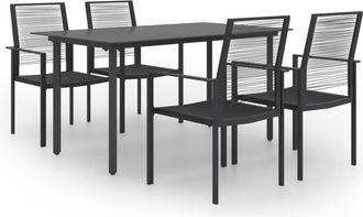 vidaXL Juego De Comedor De Jard&iacute;n 5 Piezas Vidaxl