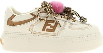 Fendi Multicolor Calfskin Platform Womens Sneakers
