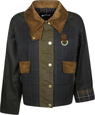 Barbour Jassen, Dames, Groen, S, Katoen, Irene Wax Jacket