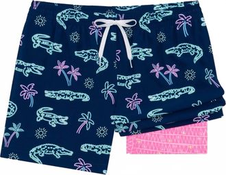 Chubbies Mens Classic Lined Swim Trunks In Neon Glades
