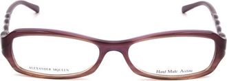 Alexander McQueen Alexander McQueen, Glasses, female, Purple, Size: ONE SIZE AMQ 4162 Glasses