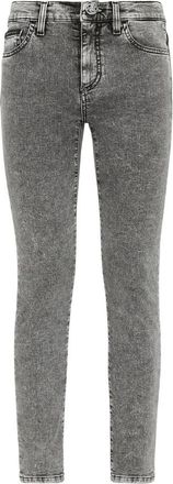 Philipp Plein Jeans Skinny Fit - Dames - Skinny Jeans - Grijs - W27 - Denim - Jeans