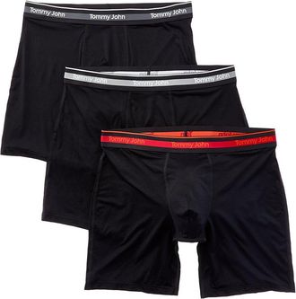 Tommy John 3Pk Comfort Micro 6 Boxer Brief