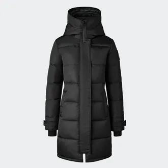 Canada Goose Shelburne Performance Satin Parka (Women, Black, XXS)