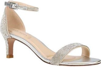 Pelle Moda Uciel Ankle Strap Sandal in Silver at Nordstrom, Size 5.5