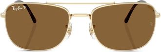 Ray-Ban Occhiali da sole stile pilota con doppio ponte - Oro