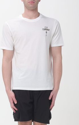 C.P. Company C. P. COMPANY T-shirt in cotone con maxi logo