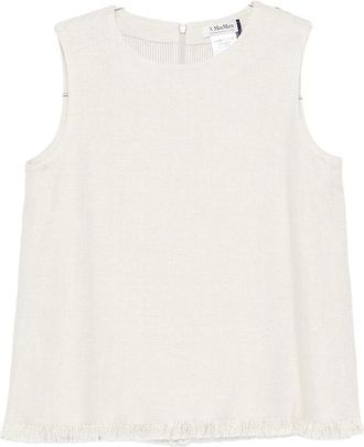 Max Mara Anika Fringed Round-neck Top