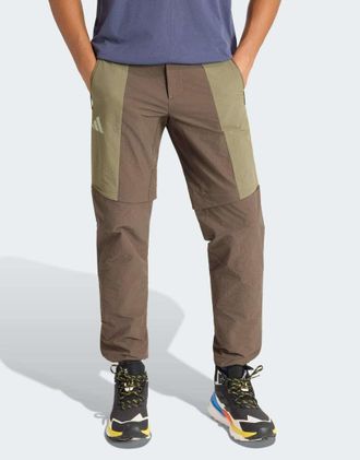 adidas Terrex xperior utilitas clima365 - Pantaloni verde oliva strati/oliva ombra