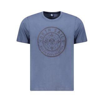 North Sails Heren, Tops, Blauw, Maat: S Katoen