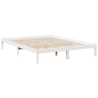 Berkfield Home Decorative Extra Long Bed Frame without Mattress White 160x210 cm