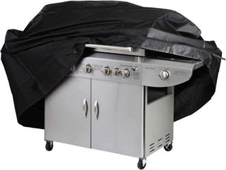 OEM Funda Protectora Impermeable Para Barbacoa, 170 X 61 X 117 Cm, Color Negro