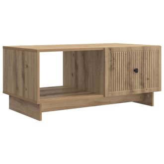 vidaXL Mesa De Caf&eacute; Roble Artesanal 90 X 50 X 40 Cm Vidaxl