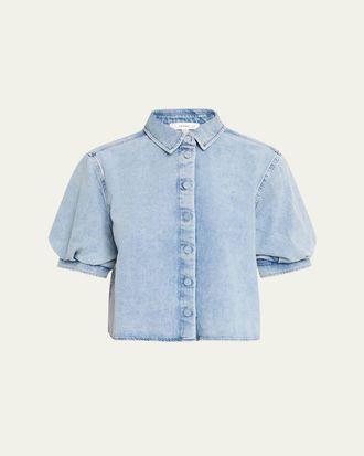 Frame Denim The Billow Sleeve Top