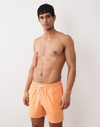 Polo Ralph Lauren Traveler - Boxer da bagno arancioni-Multicolore
