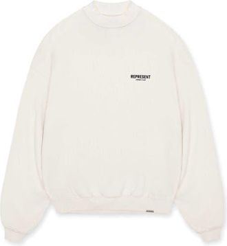 Represent Owners Club Logo Graphic Sweatshirt in Flat White at Nordstrom, Size Xx-Large