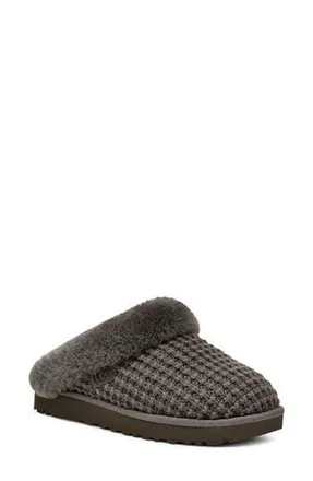 UGG Clugette Knit Scuff Slipper in Chrc at Nordstrom Rack, Size 12