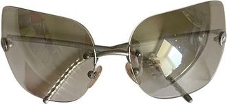 Chanel Vintage square gradient lens sunglasses