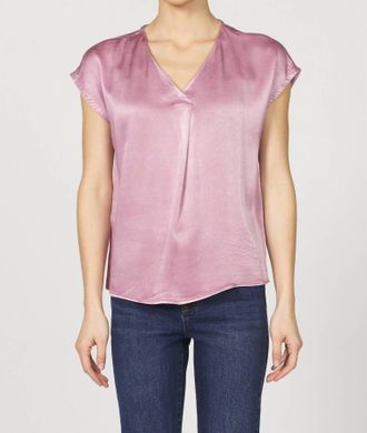 Dear John Denim Kristen V-Neck Top In Lilas