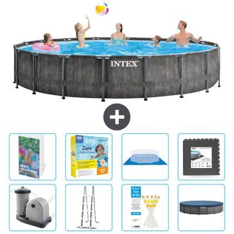Intex Piscina Prism Frame Redonda - 549x122 Cm - 9-piezas S607