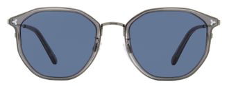 Bally BY0099H Geometric Metal-Acetate Sunglasses - Gunmetal