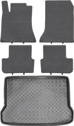 OEM Juego De Alfombrillas De Goma Para Coche Y Maletero Para Mercedes Gla X156 Crossover (2013-2019)