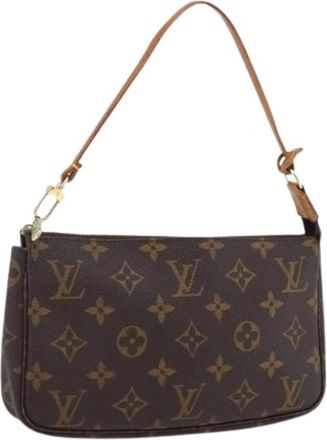 Louis Vuitton Pre-owned Shoulder Bags, female, Brown, Size: ONE SIZE Pre-owned Pochette Accessoires