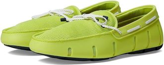 Swims Braided Lace Loafer Mens Citron Green Slip-On Comfort Shoes GAL93