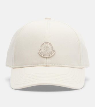 Moncler Logo cotton baseball cap