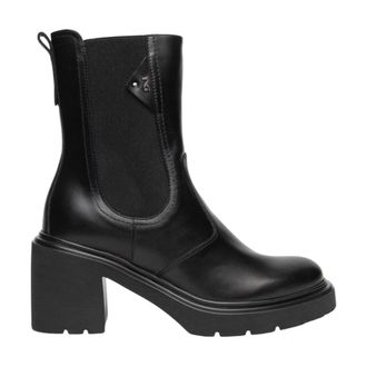 Nero Giardini Chelsea Enkellaars - Dames - Schoenen - Zwart - Maat: 40 EU Leer