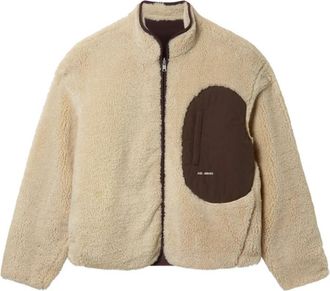 Axel Arigato Moss Fleece Jas - Heren - Fleece jassen - Beige - L - Polyester - Fitness
