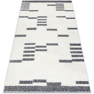 RugsX Rugsx - Alfombra Moderna Mode 8511 Geom&eacute;trico Crema / Negro Beige 180x270 Cm